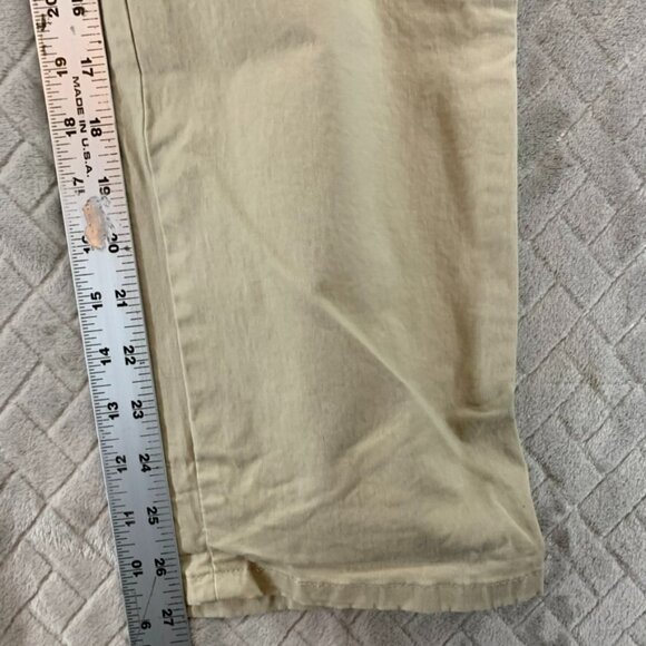 Tommy Hilfiger Womans 14 Chino Pants Beige Skinny Ankle High Rise Stretch - Picture 9 of 15